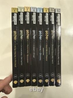 Harry Potter 8 Film Collection (4K UHD+Blu-ray) COMPLETE SLIPCOVERS 12345677