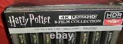 Harry Potter 8 Film Steelbook Collection 4k Bluray US New Dented