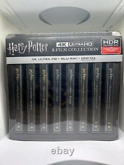 Harry Potter 8 Movie Collection Steelbook Set (4K UHD + Blu-ray) Brand New