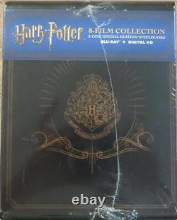 Harry Potter 8-film Collection Steelbooks Bluray New