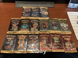 Harry Potter ALL Sealed 5 COMPLETED Art Sets (15) Packs