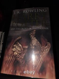 Harry Potter Adult Hardback Complete First Printing