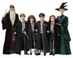 Harry Potter Articulated Dolls Mattel Complete Set of 6 Wizarding World 2018