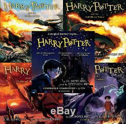 Harry Potter Audiobooks 1-7 Complete Set. Read by Stephen Fry. Latest Versions