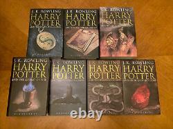 Harry Potter Bloomsbury Adult Hardcover Complete UK Edition Box Set