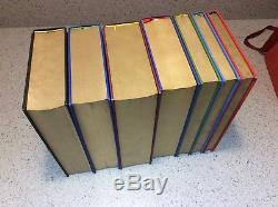 Harry Potter Bloomsbury DELUXE GOLD SIGNATURE EDITION Complete Hardback Book Set