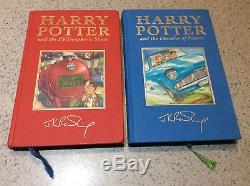 Harry Potter Bloomsbury DELUXE GOLD SIGNATURE EDITION Complete Hardback Book Set