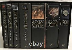 Harry Potter Bloomsbury Hardcover Complete Box Set UK Edition 1-7 Rare