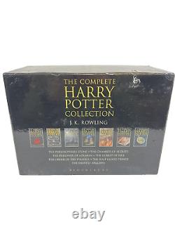 Harry Potter Bloomsbury Hardcover Complete Box Set UK Edition 1-7 Rare
