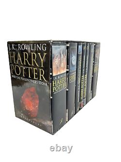 Harry Potter Bloomsbury Hardcover Complete Box Set UK Edition 1-7 Rare