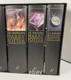 Harry Potter Bloomsbury Hardcover Complete Set UK Adult Bloomsbury Edition -Used