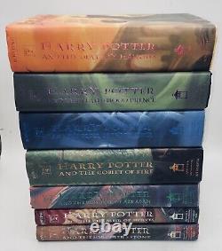 Harry Potter Book Set 1 7 JK Rowling Hardcover Dust Jackets First Editions