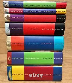 Harry Potter Book Set All Bloomsbury Hardbacks UK First Edition Complete 1 to 7