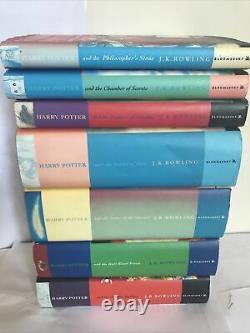 Harry Potter Book Set Bloomsbury ALL HARDBACK First Edition Complete Set 1-7