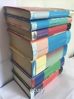 Harry Potter Book Set Bloomsbury ALL HARDBACK First Edition Complete Set 1-7