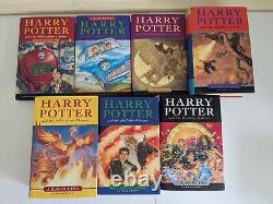 Harry Potter Book Set Bloomsbury ALL HARDBACK UK First Edition Complete 1-7