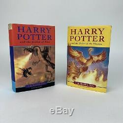 Harry Potter Book Set Bloomsbury Hardbacks UK First Edition Complete 1-7 J. K. R