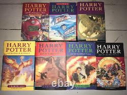 Harry Potter Book Set Bloomsbury Hardbacks UK First Edition Complete 1-7 VGC