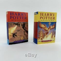 Harry Potter Book Set Bloomsbury Hardbacks UK First Edition Complete 1-7 VGC