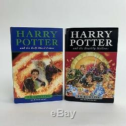 Harry Potter Book Set Bloomsbury Hardbacks UK First Edition Complete Works +