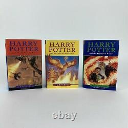 Harry Potter Book Set Bloomsbury Hardbacks UK First Edition Complete Works VGC