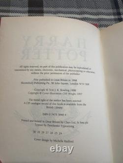 Harry Potter Book Set Bloomsbury/Raincoast Editions -First Canadian Printings