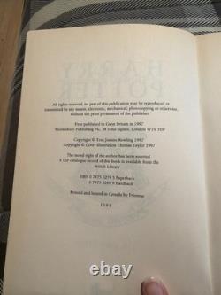 Harry Potter Book Set Bloomsbury/Raincoast Editions -First Canadian Printings