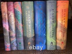 Harry Potter Book Set Complete 1-7 Hardcover J. K. Rowling Scholastic