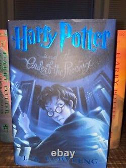 Harry Potter Book Set Complete 1-7 Hardcover J. K. Rowling Scholastic