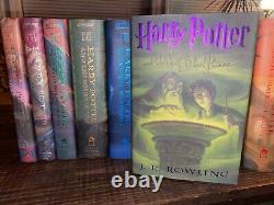 Harry Potter Book Set Complete 1-7 Hardcover J. K. Rowling Scholastic