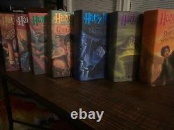 Harry Potter Book Set Complete 1-7 Hardcover J. K. Rowling Scholastic