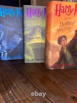 Harry Potter Book Set Complete 1-7 Hardcover J. K. Rowling Scholastic