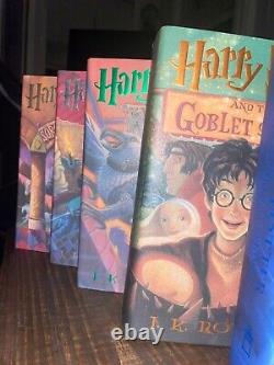 Harry Potter Book Set Complete 1-7 Hardcover J. K. Rowling Scholastic