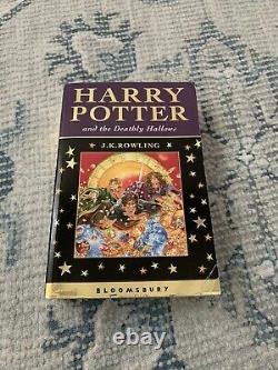 Harry Potter Book Set Complete Celebratory 1st Edition Very Rare Metallic Cover
