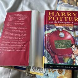 Harry Potter Book Set Hardcover 1-7 Complete Original Covers Bloomsbury Vintage