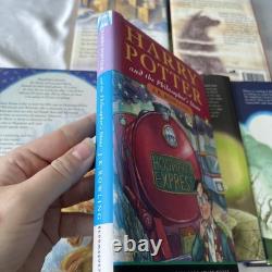 Harry Potter Book Set Hardcover 1-7 Complete Original Covers Bloomsbury Vintage