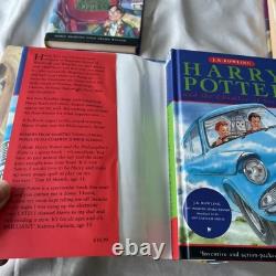Harry Potter Book Set Hardcover 1-7 Complete Original Covers Bloomsbury Vintage