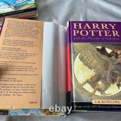 Harry Potter Book Set Hardcover 1-7 Complete Original Covers Bloomsbury Vintage