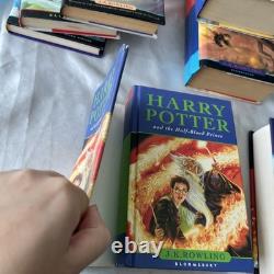 Harry Potter Book Set Hardcover 1-7 Complete Original Covers Bloomsbury Vintage