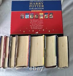 Harry Potter Book Set Hardcover 1-7 Complete Original Covers It's Magic Box 00s