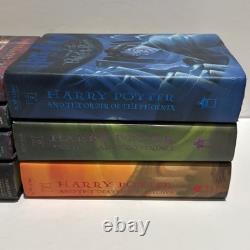 Harry Potter Book Set Hardcover Complete Set 1-7 J K Rowling VGUC
