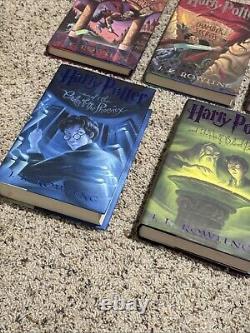 Harry Potter Book Set Hardcover Complete Set 1-7 J K Rowling VGUC