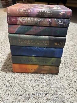 Harry Potter Book Set Hardcover Complete Set 1-7 J K Rowling VGUC