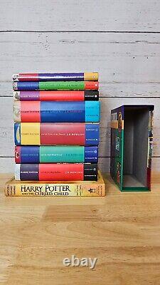 Harry Potter Book Set Lot Bloomsbury Raincoast Hardcover Dustcover 1-8 Complete