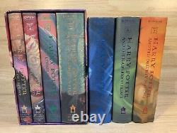 Harry Potter Books 1-7 Hardcover (1-4 NEW) COMPLETE SET NICE