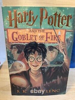 Harry Potter Books 1-7 Hardcover (1-4 NEW) COMPLETE SET NICE