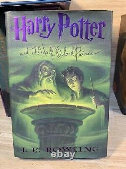 Harry Potter Books 1-7 Hardcover (1-4 NEW) COMPLETE SET NICE