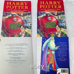 Harry Potter Books Complete 1-7 Hardback set inc Bloomsbury First Editions
