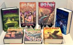 Harry Potter Books Complete Set 1-7 Hardcover First Edition J. K. Rowling