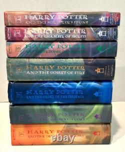 Harry Potter Books Complete Set 1-7 Hardcover First Edition J. K. Rowling